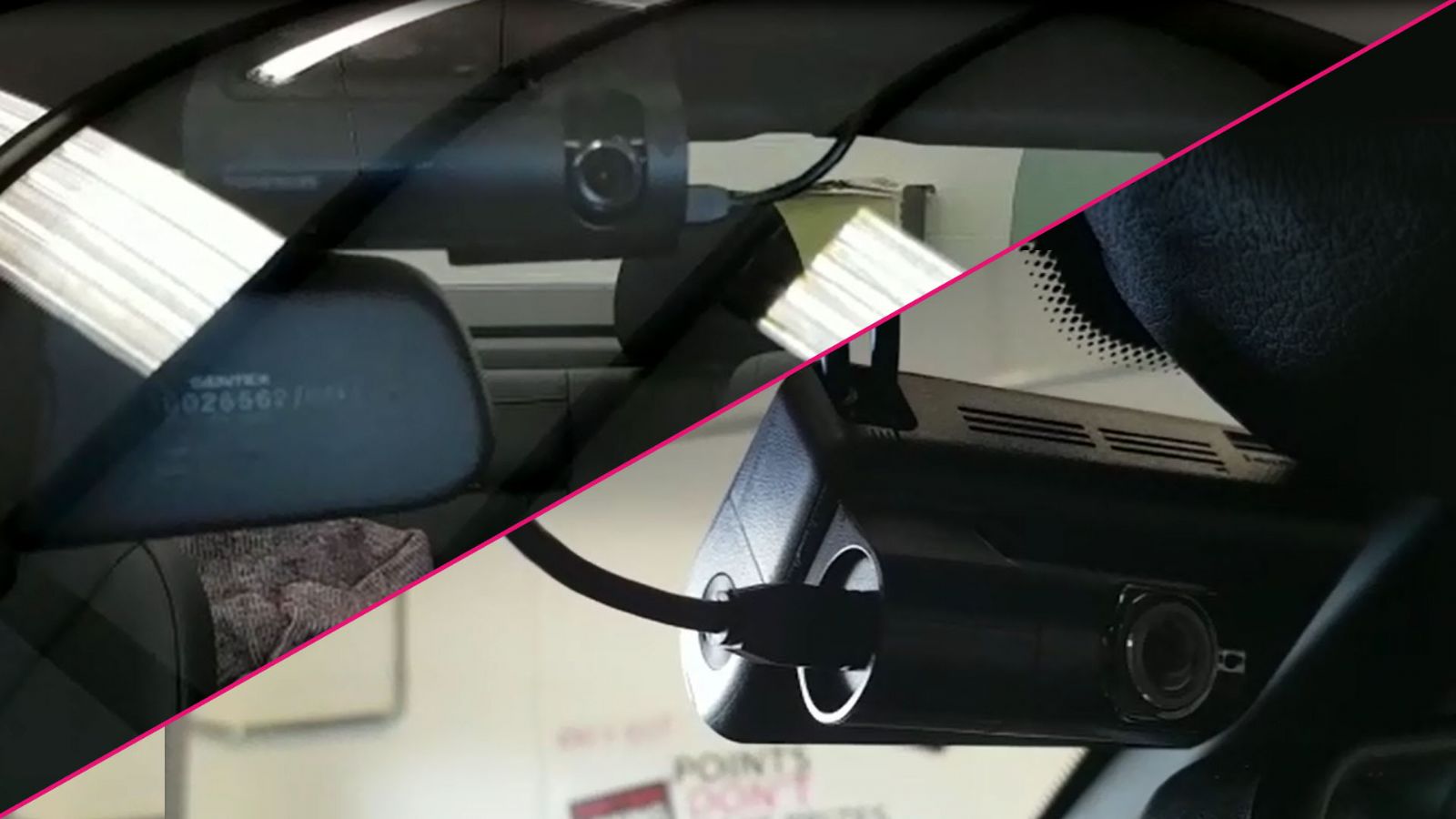 BMW 4 Series Front and Rear dash cam installed