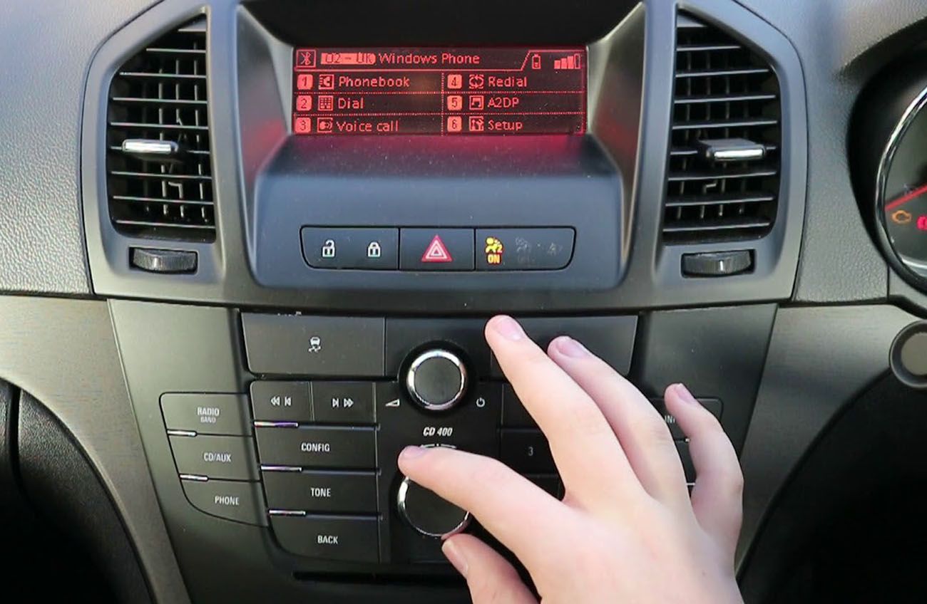 How to enable bluetooth on astra j insignia meriva cd 400 